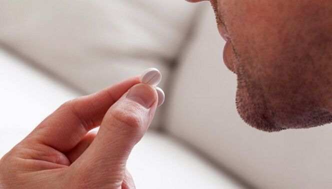 Taking tablets in case of impaired potency
