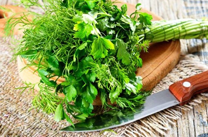 Parsley helps to strengthen male power