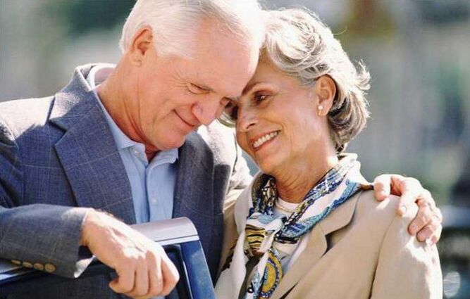a woman and a man over 60 years old with increased potency photo 1