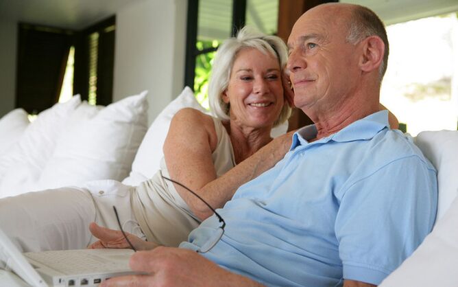 a woman and a man over 60 years old with increased potency photo 3